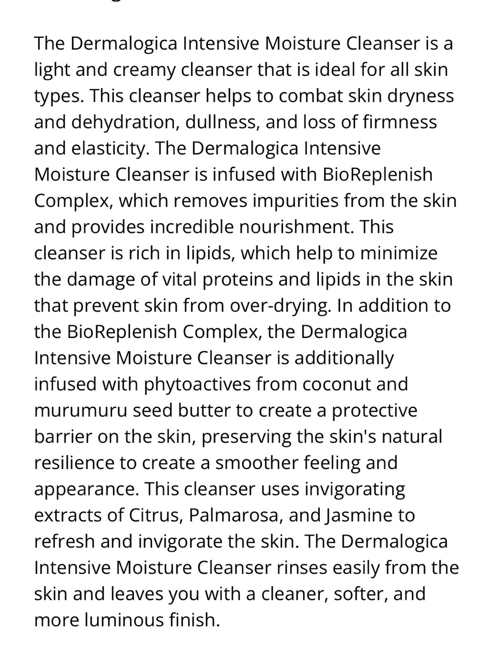 Dermalogica Intensive Moisture Cleanser - Picture 4 of 5